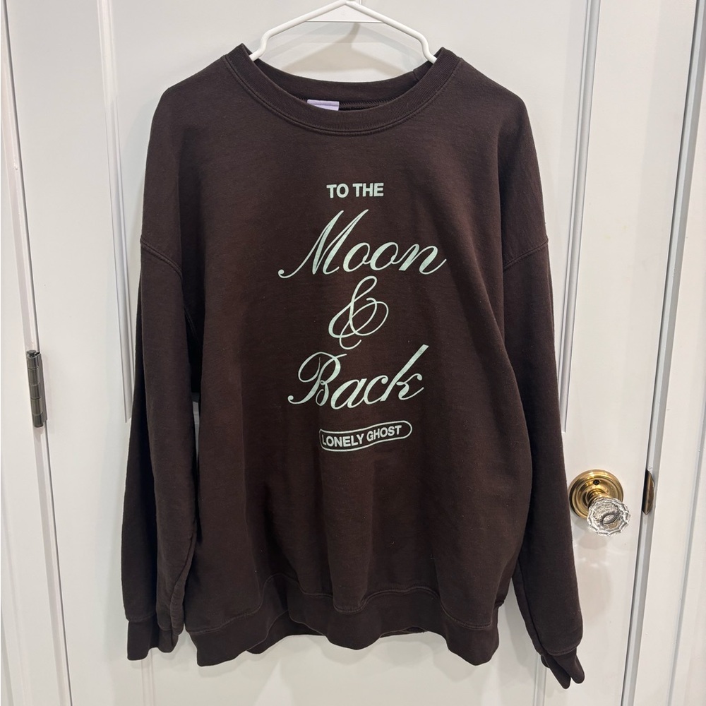 Lonely Ghost To the Moon and Back Sweatshirt